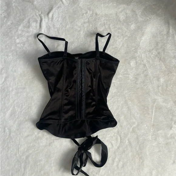 Spirit Black Lace-Up Corset Top - Picture 4 of 4